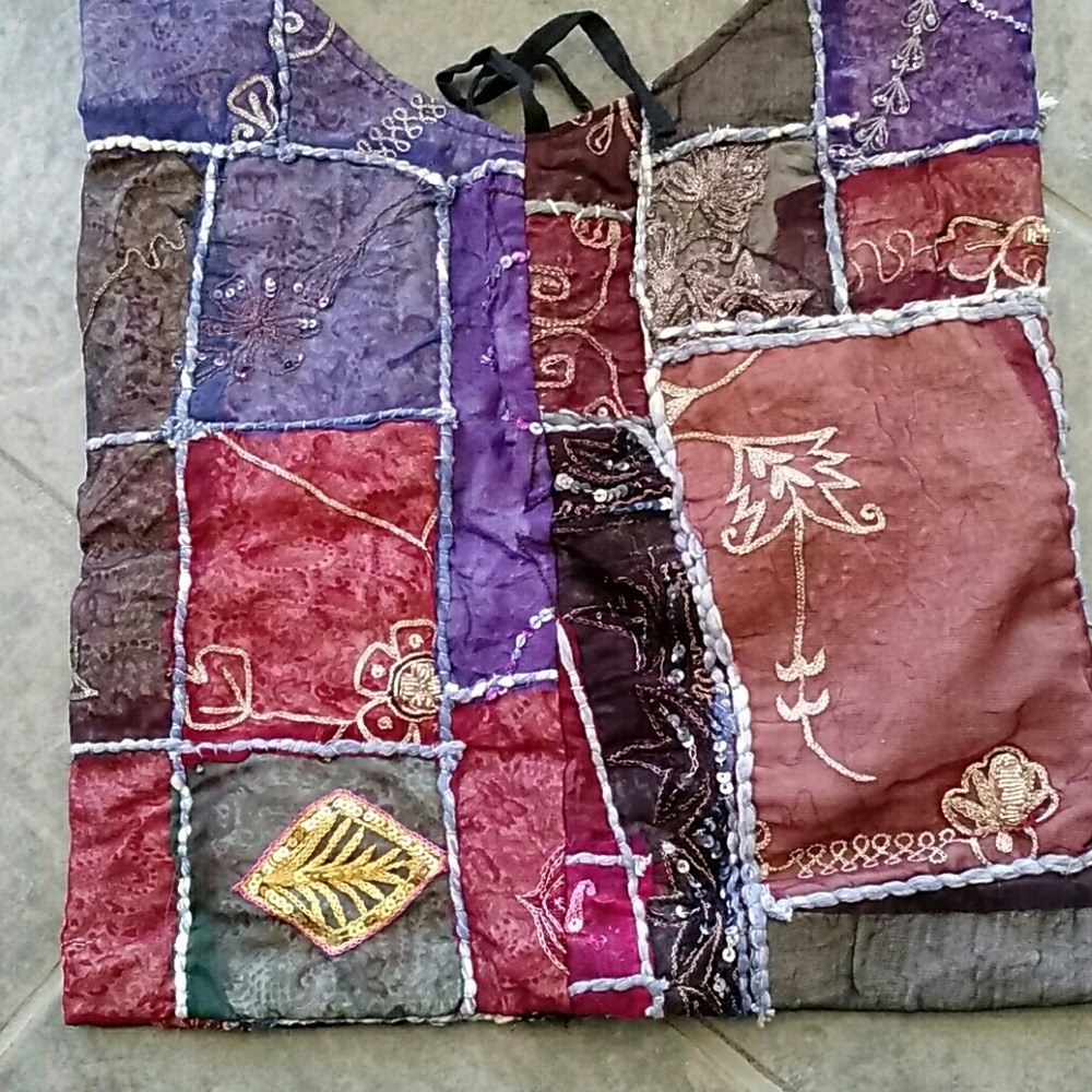 Middle Eastern patchwork bag - Picture 4 of 4